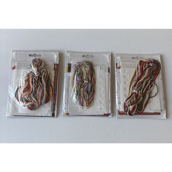 Janlynn Designs For The Needle Wizzers Cross Stitch Ornaments Lot of 3‎ (1852) - Picture 2 of 5